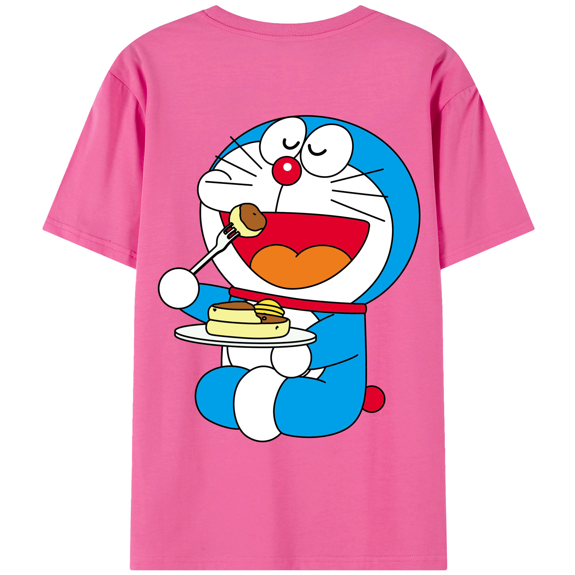 （画像用） ドラえもん Doraemon レディース半袖Tシャツ(バックプリント)